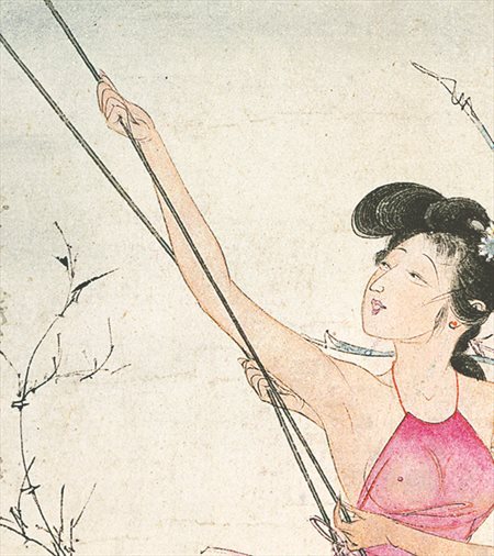 瑶海-胡也佛的仕女画和最知名的金瓶梅秘戏图